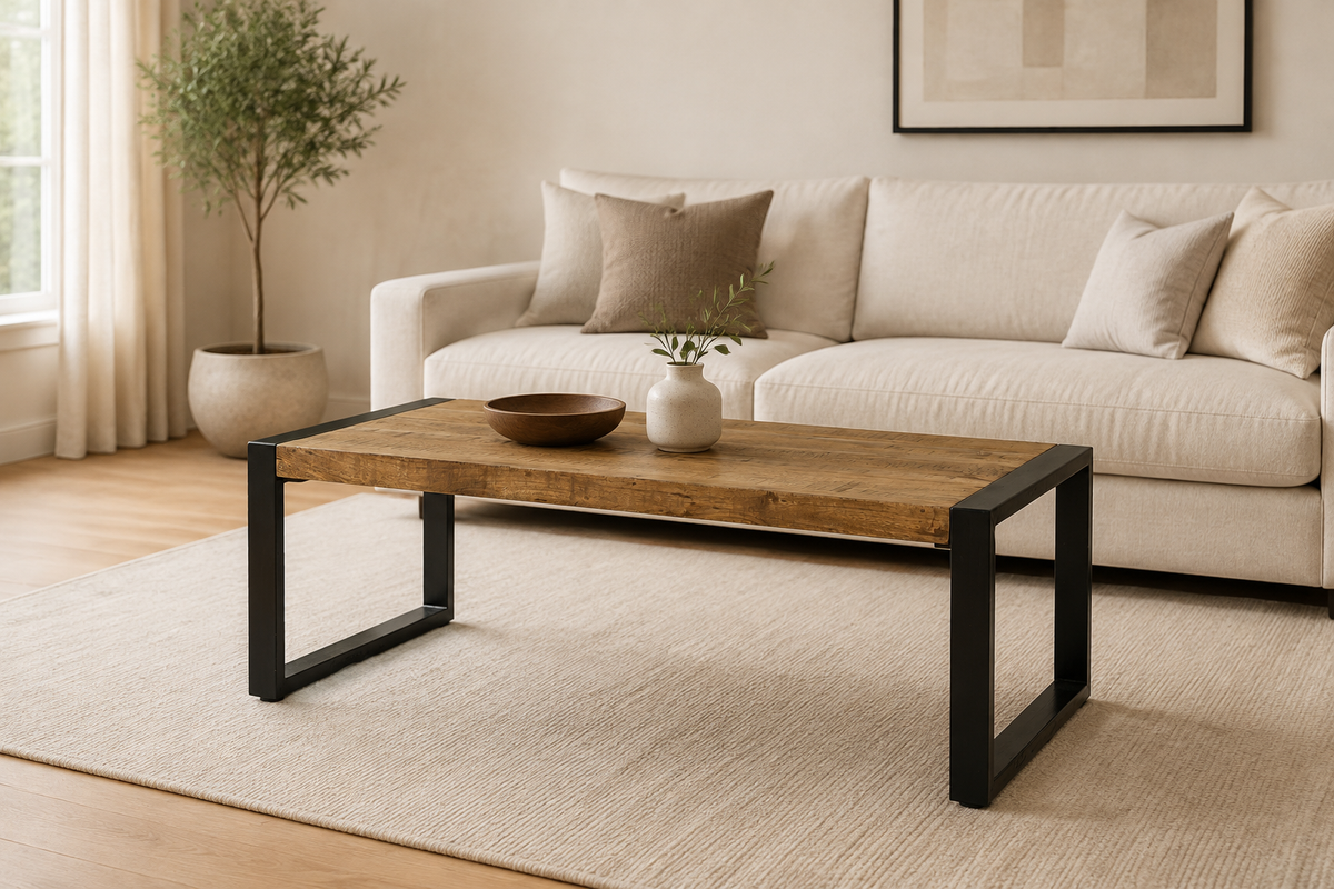 Orlara – Table basse 110 × 60 cm noir