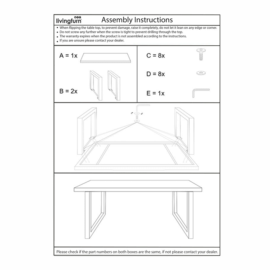 Calilia – tables à manger