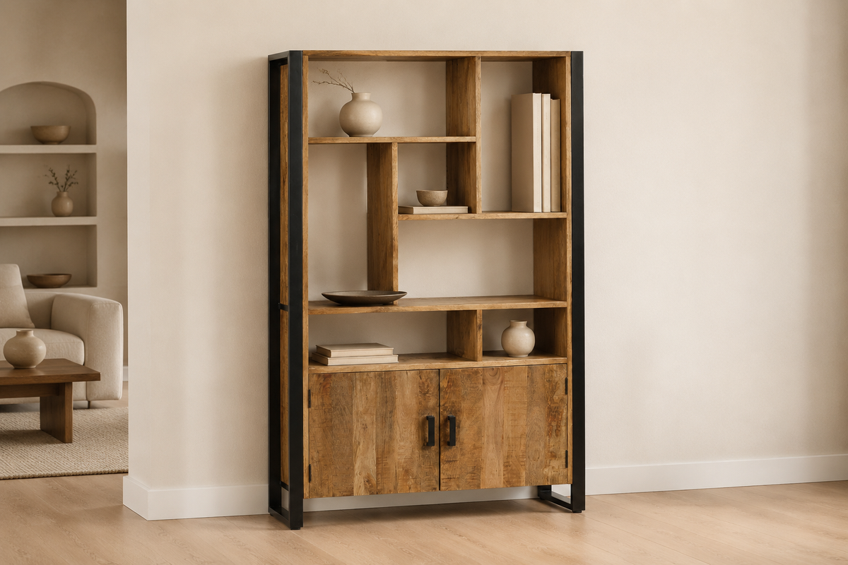 Koralia – Armoire 110 cm brun foncé