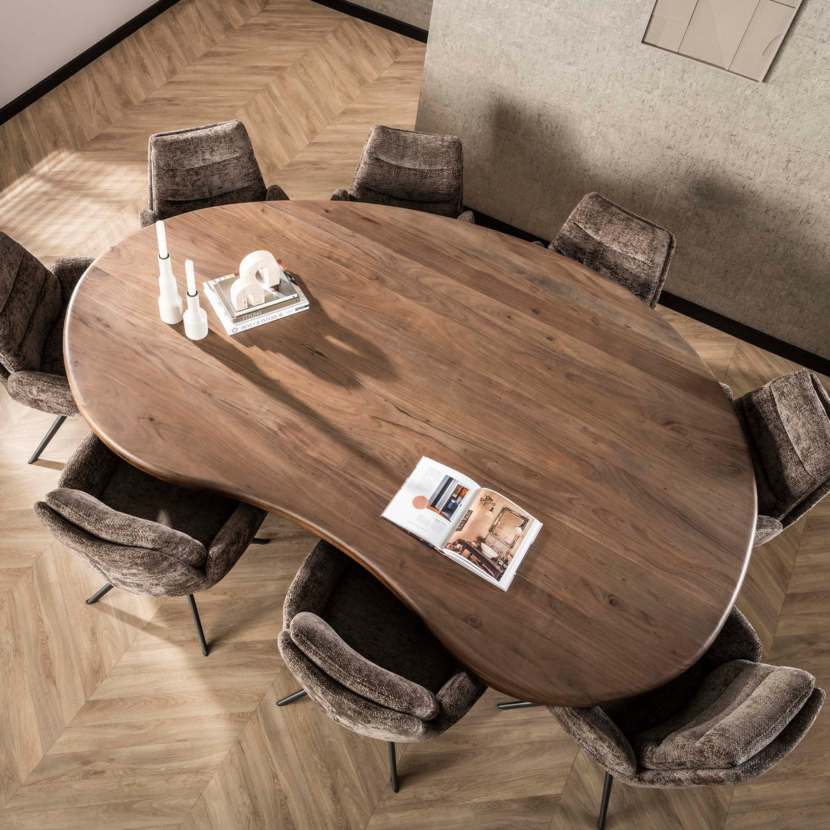 MANTEO - Table à manger 244 × 165 cm