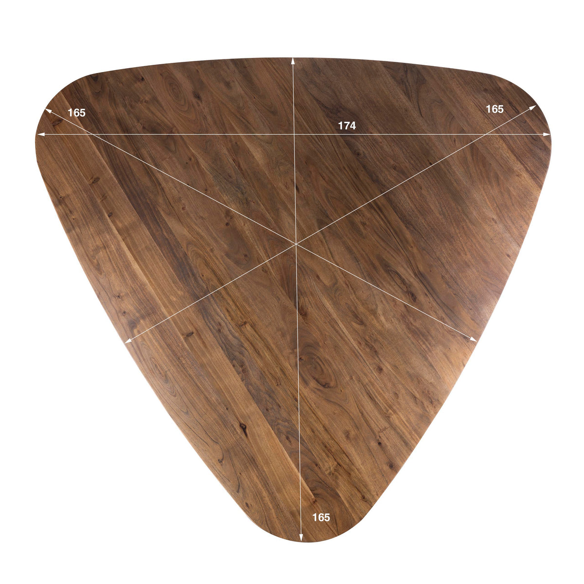 NOREVA - Table à manger 165 cm • triangulaire