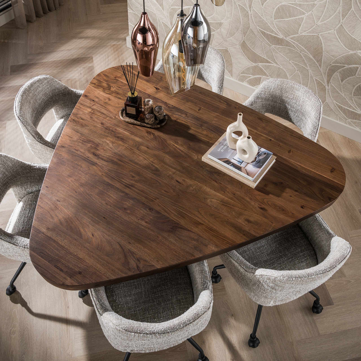 NOREVA - Table à manger 165 cm • triangulaire