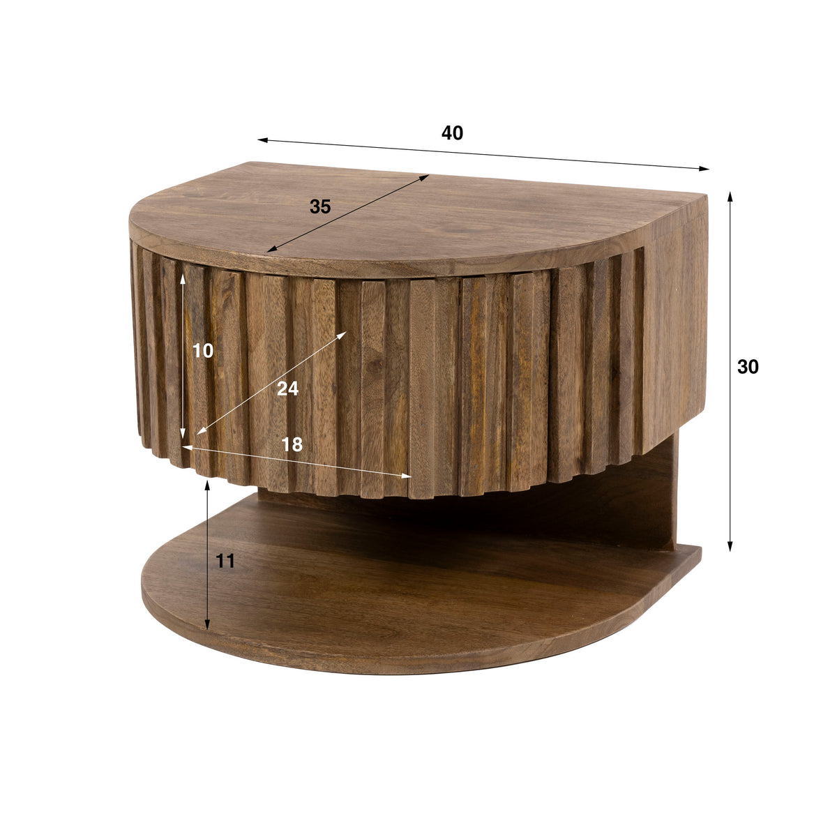 LUNARO - Table de chevet