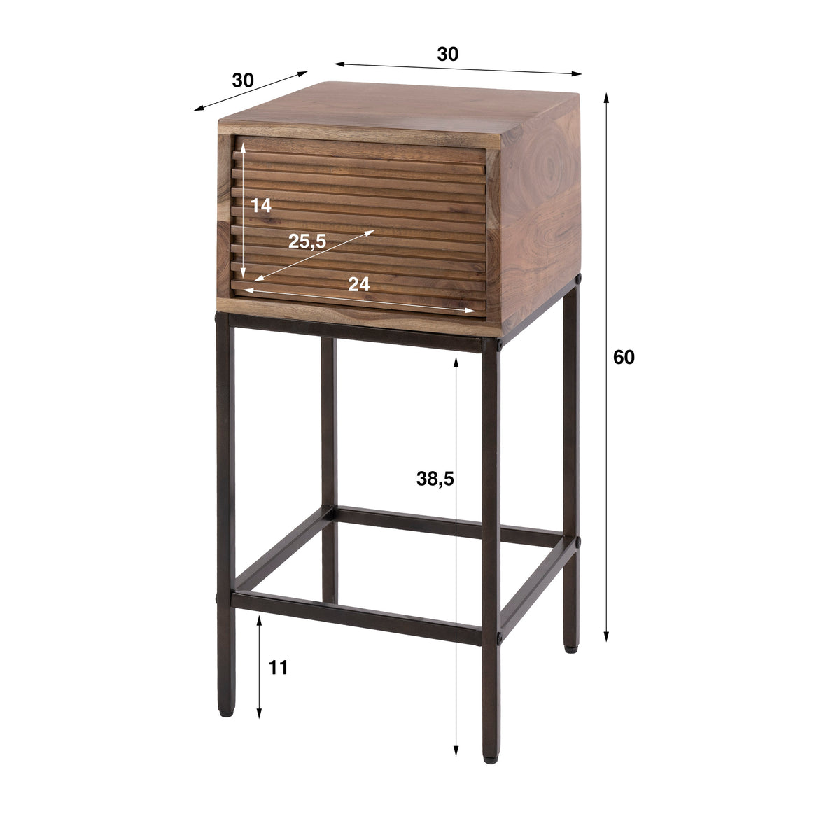CALENO - Table de chevet • XS