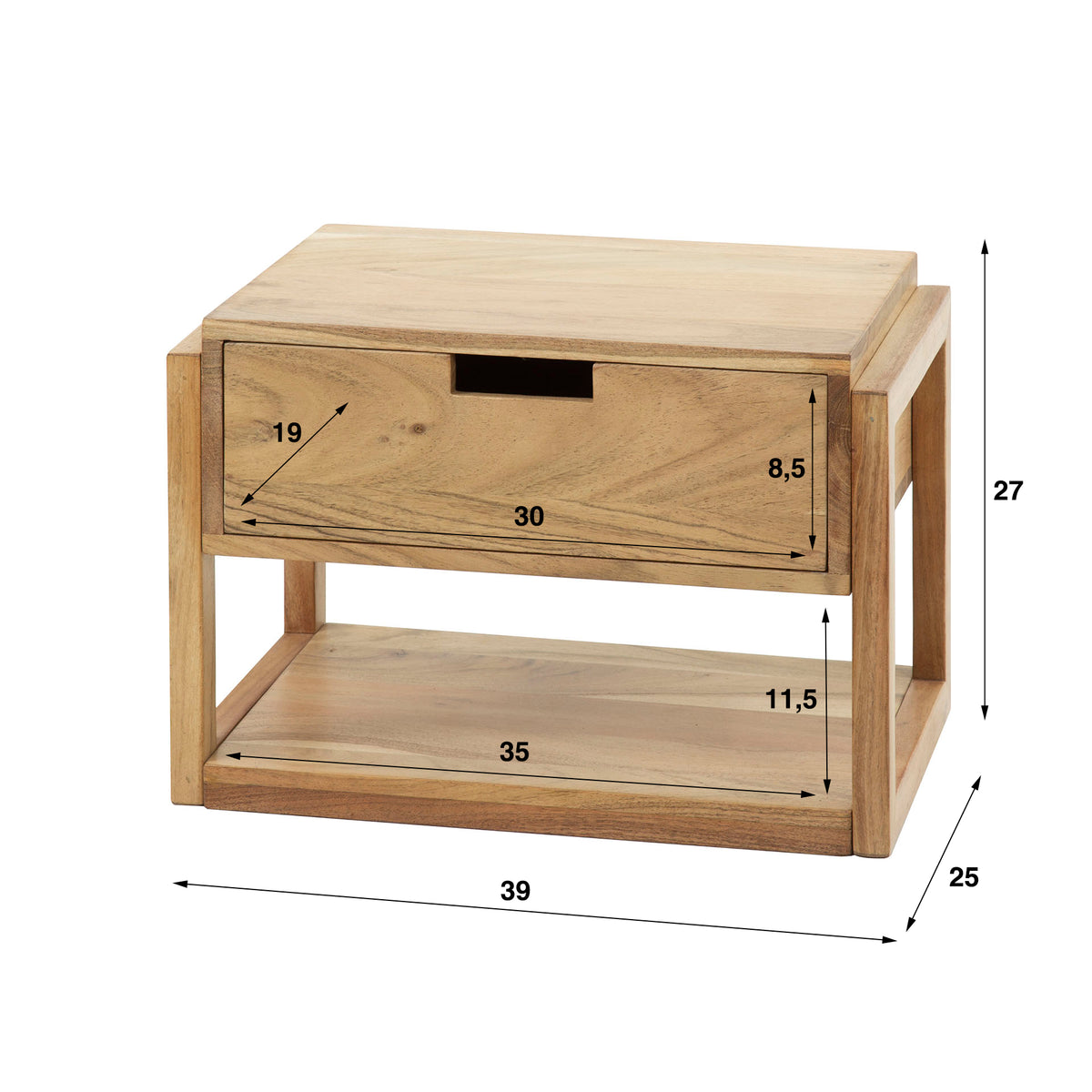 NAVERO - Table de chevet