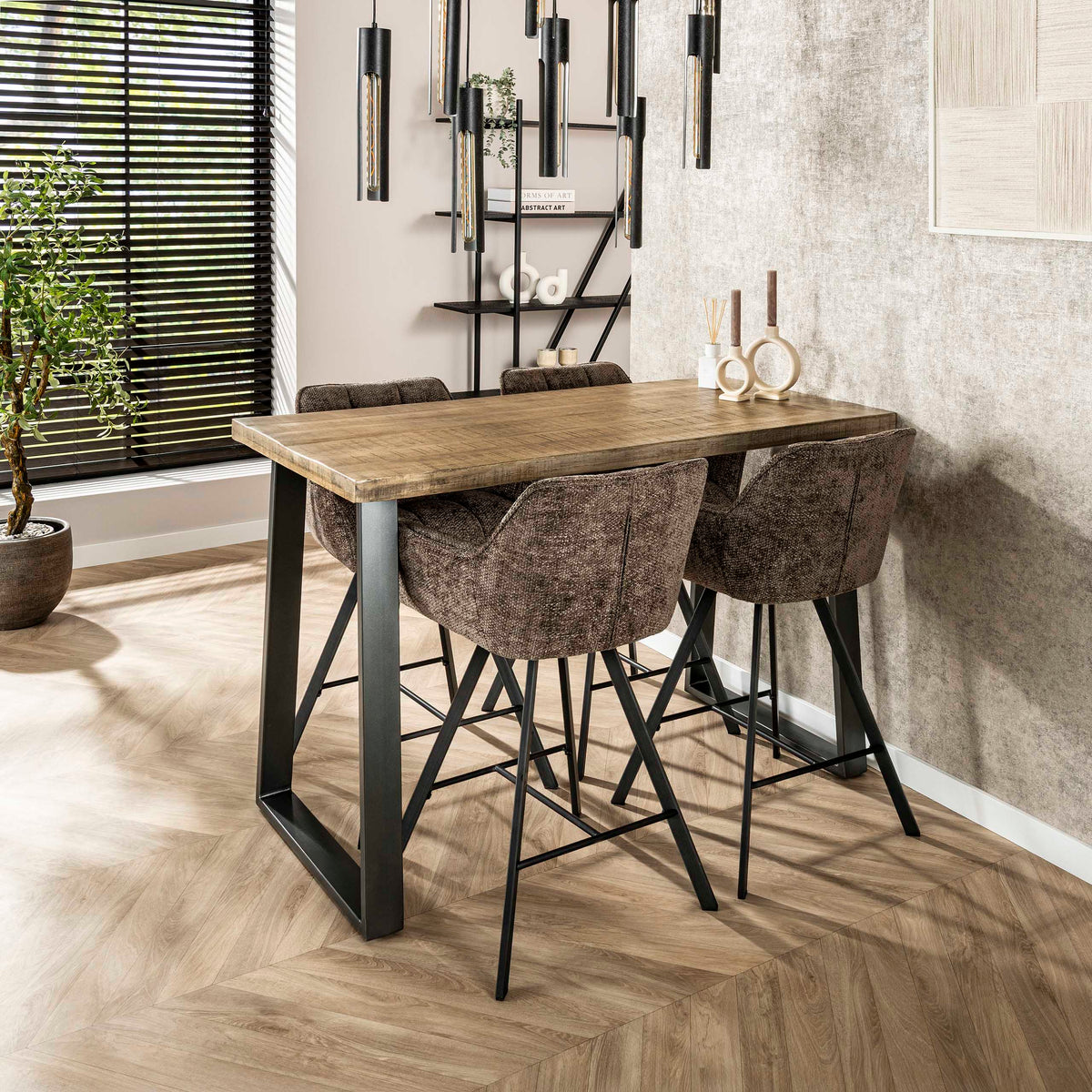 AMELIO - Table de bar 135 cm