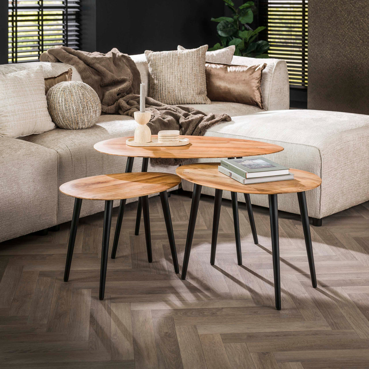 VALERIO - Table basse • lot de 3