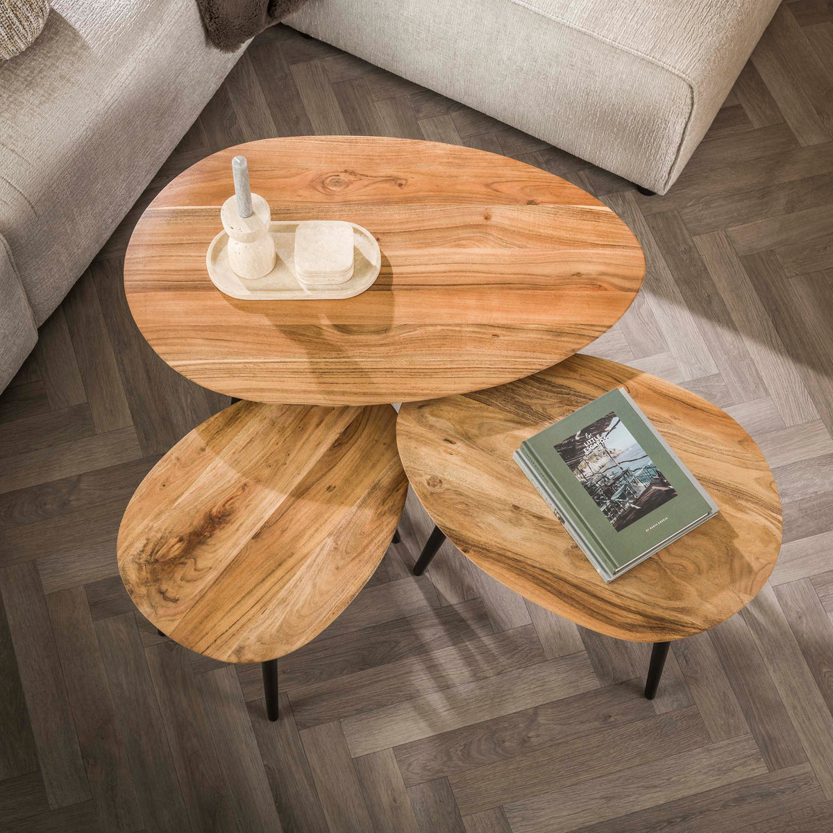 VALERIO - Table basse • lot de 3