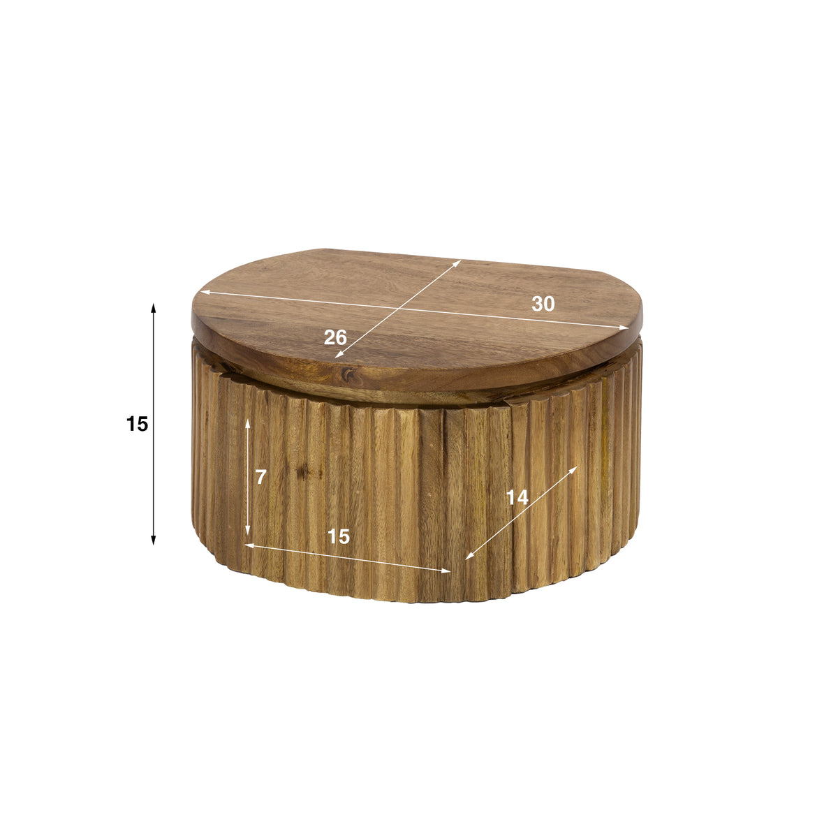 MONARO - Table de chevet • XS