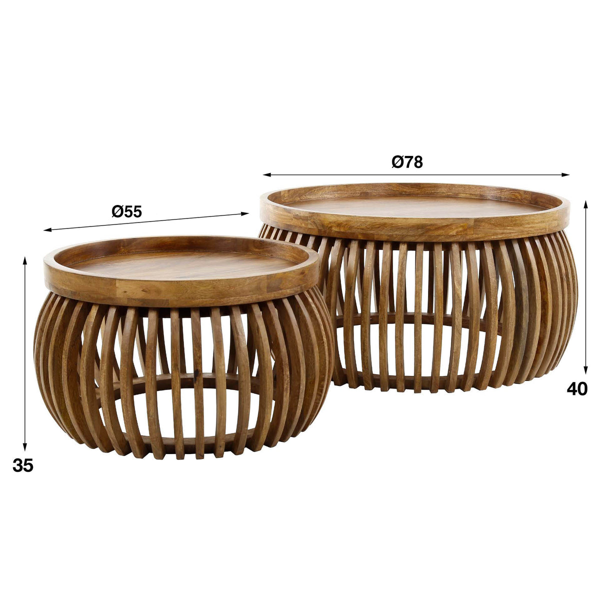 CERANO - Table basse • lot de 2