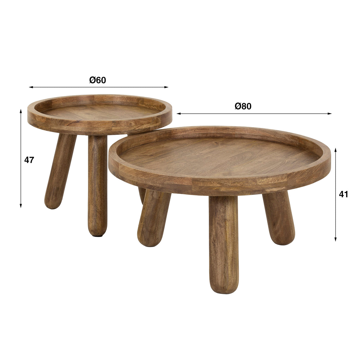 PARMA - Table basse • lot de 2