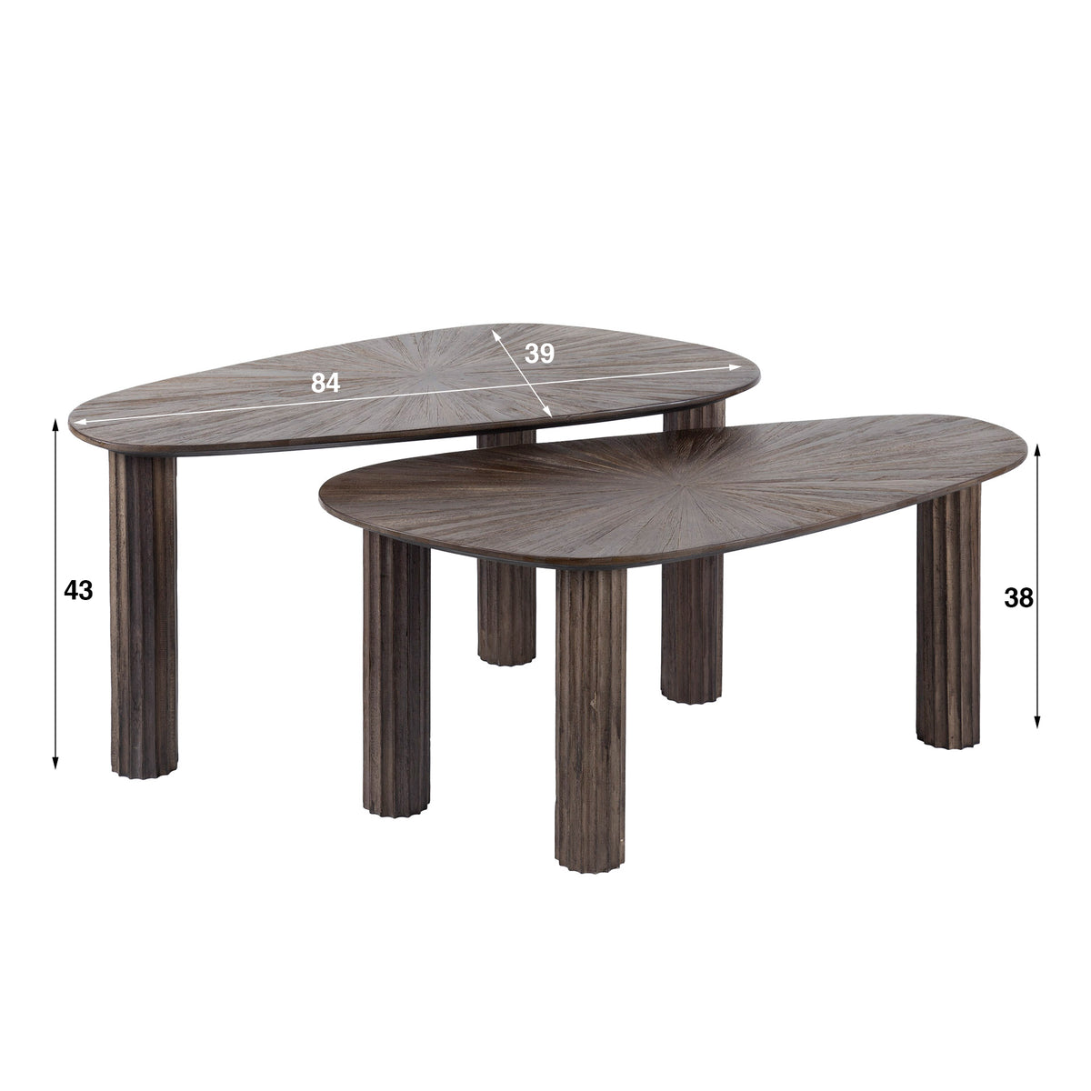 ALORA - Table basse • lot de 2