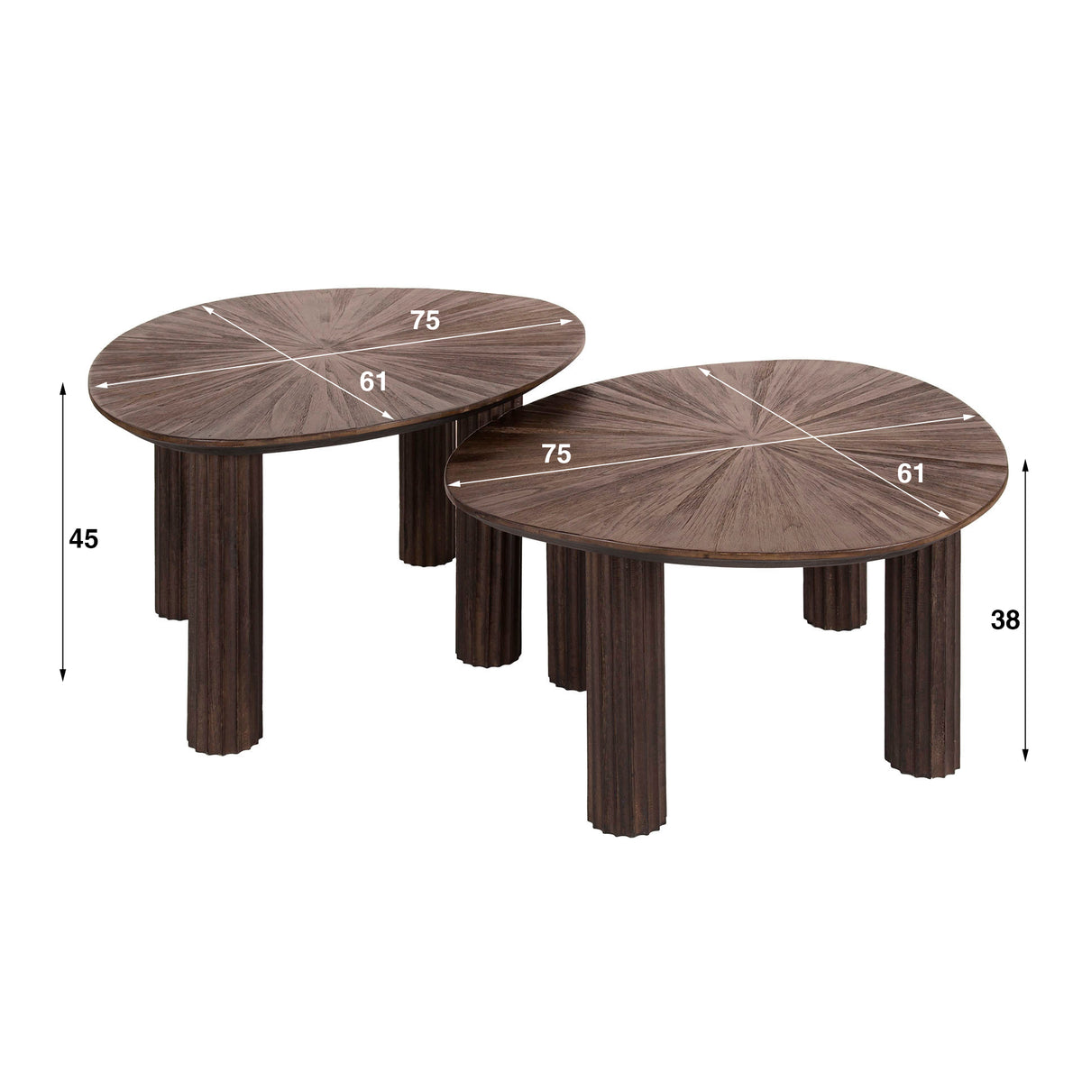 AMARA - Table basse • lot de 2