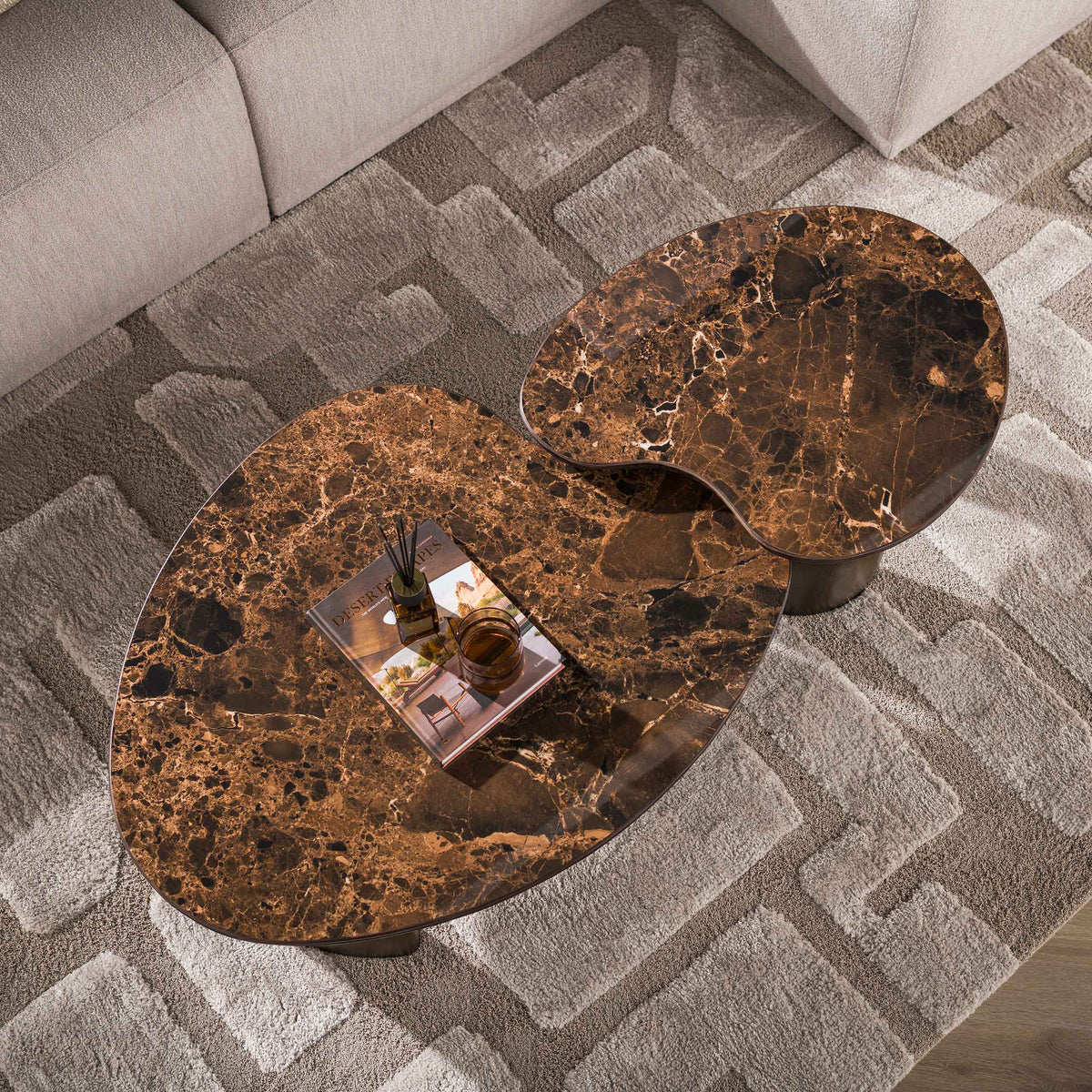 AMARANO - Table basse • lot de 2