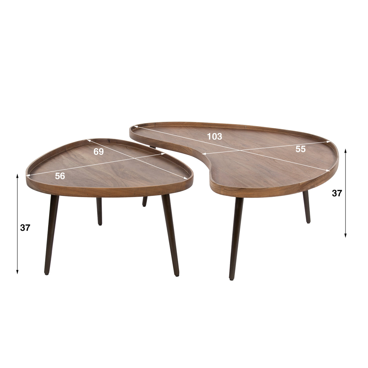 FIORE - Table basse • lot de 2