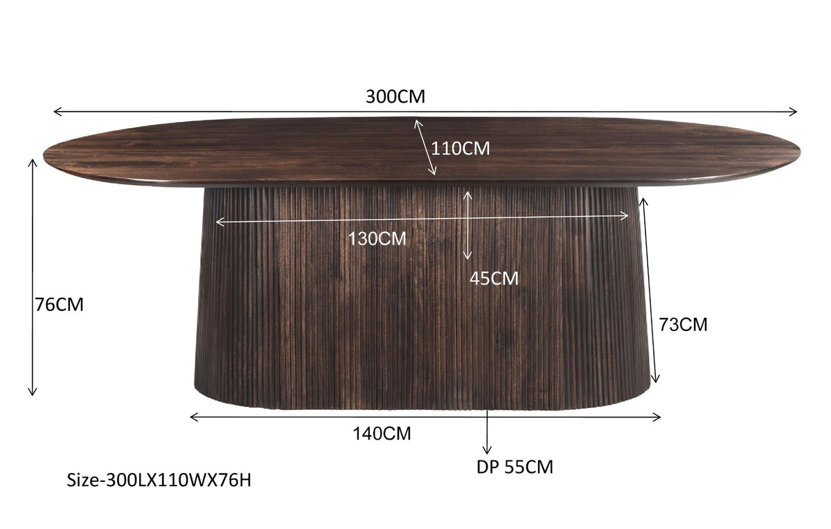 300 cm