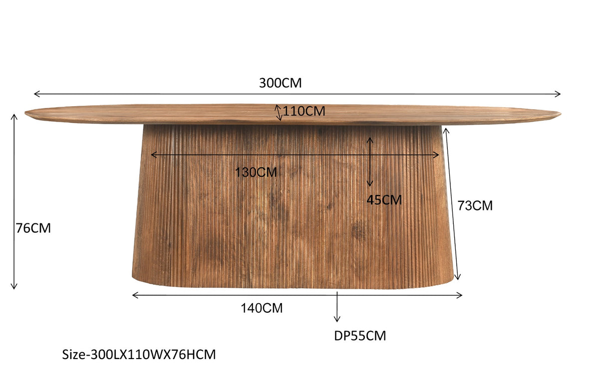 300 cm