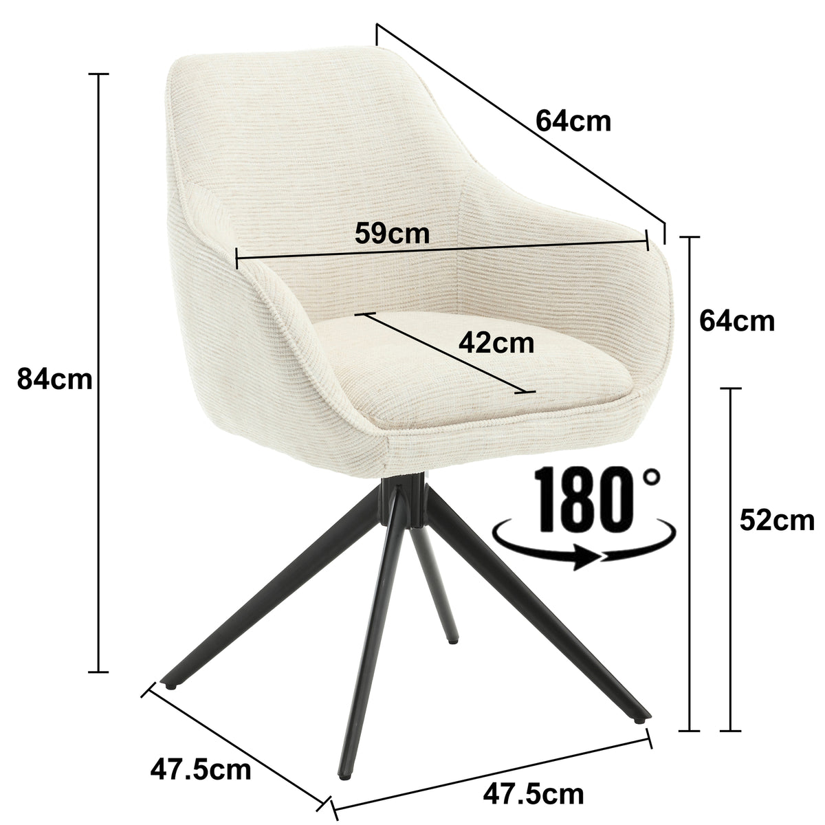 Elvano – chaises de salle à manger