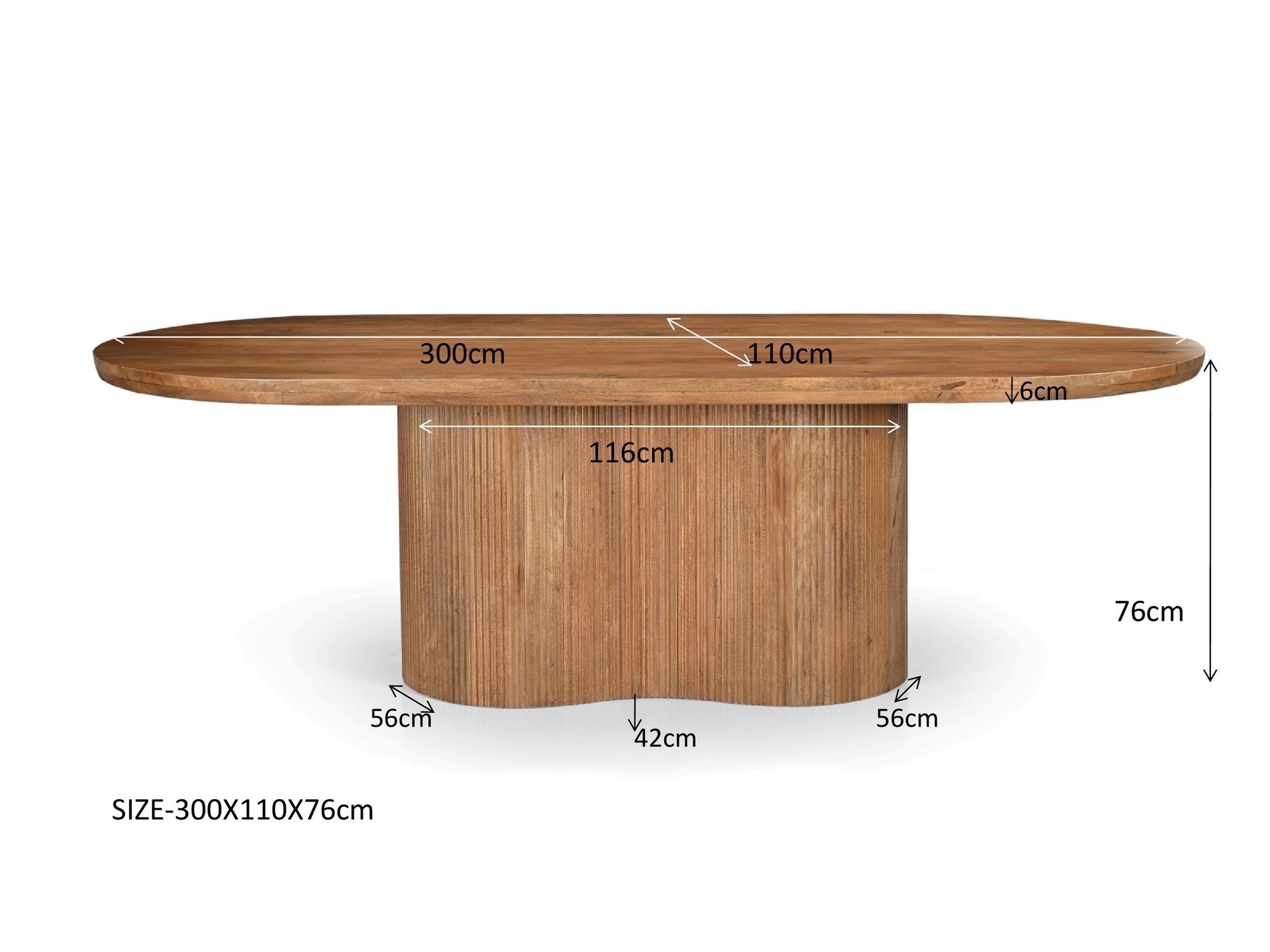 300 cm