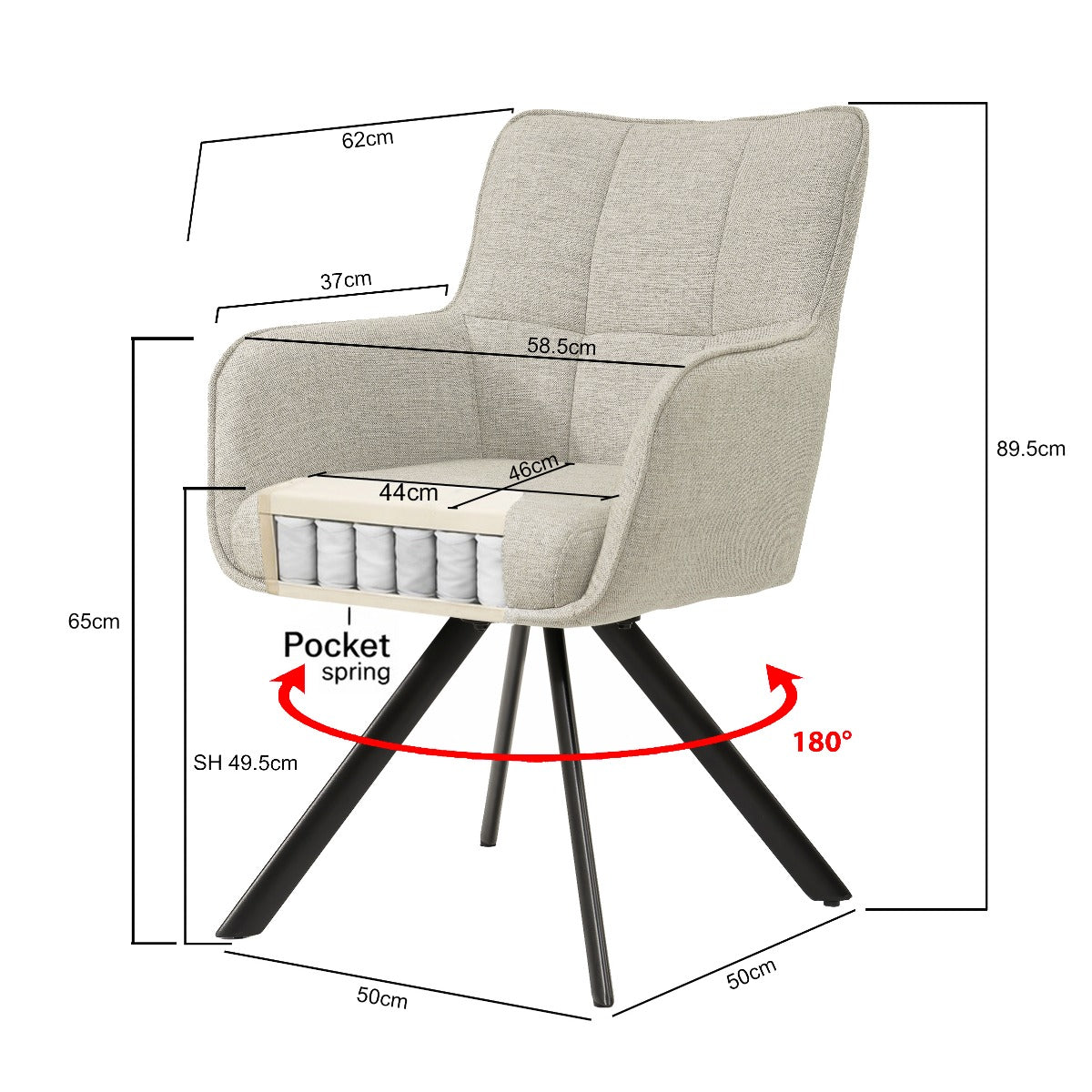 Noraro – chaises de salle à manger