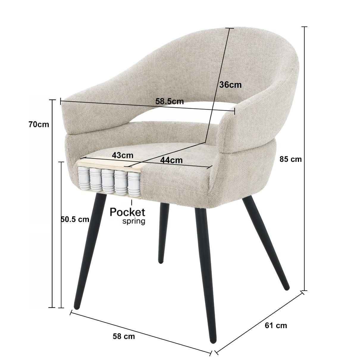 Finamira – chaises de salle à manger