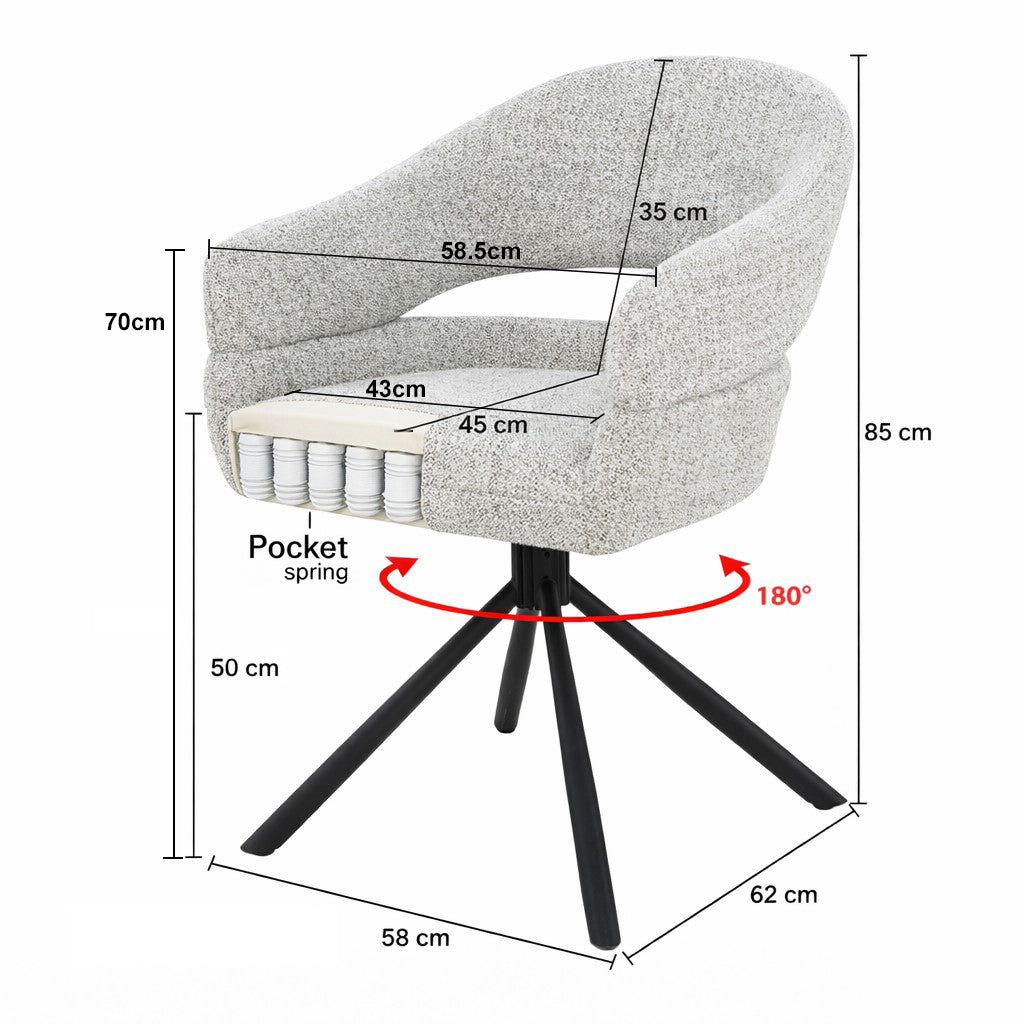 Miramira – chaises de salle à manger
