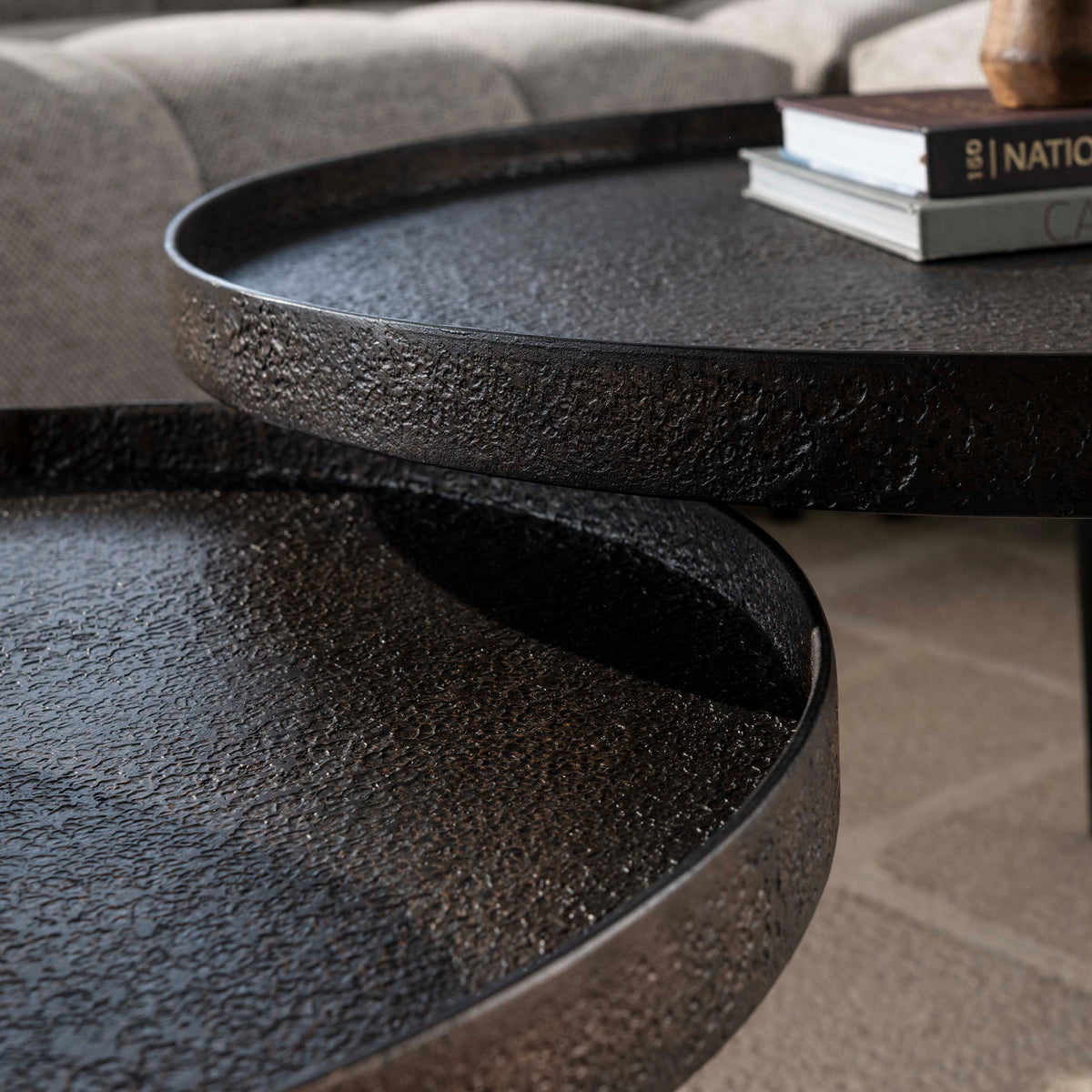 TRENTO - Table basse 58 cm • lot de 2