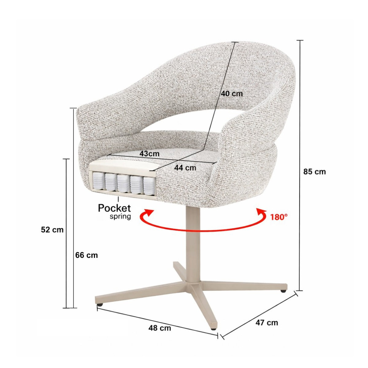 Zayadora – chaises de salle à manger