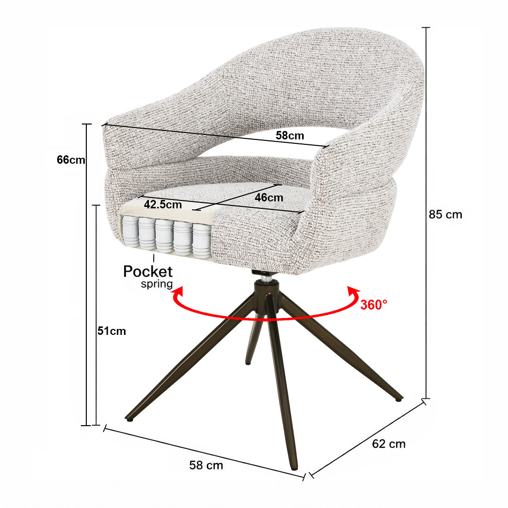 Lumavyn – chaises de salle à manger