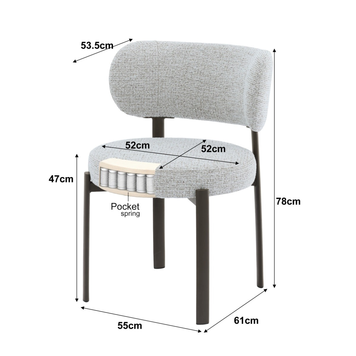 Finasio – chaises de salle à manger