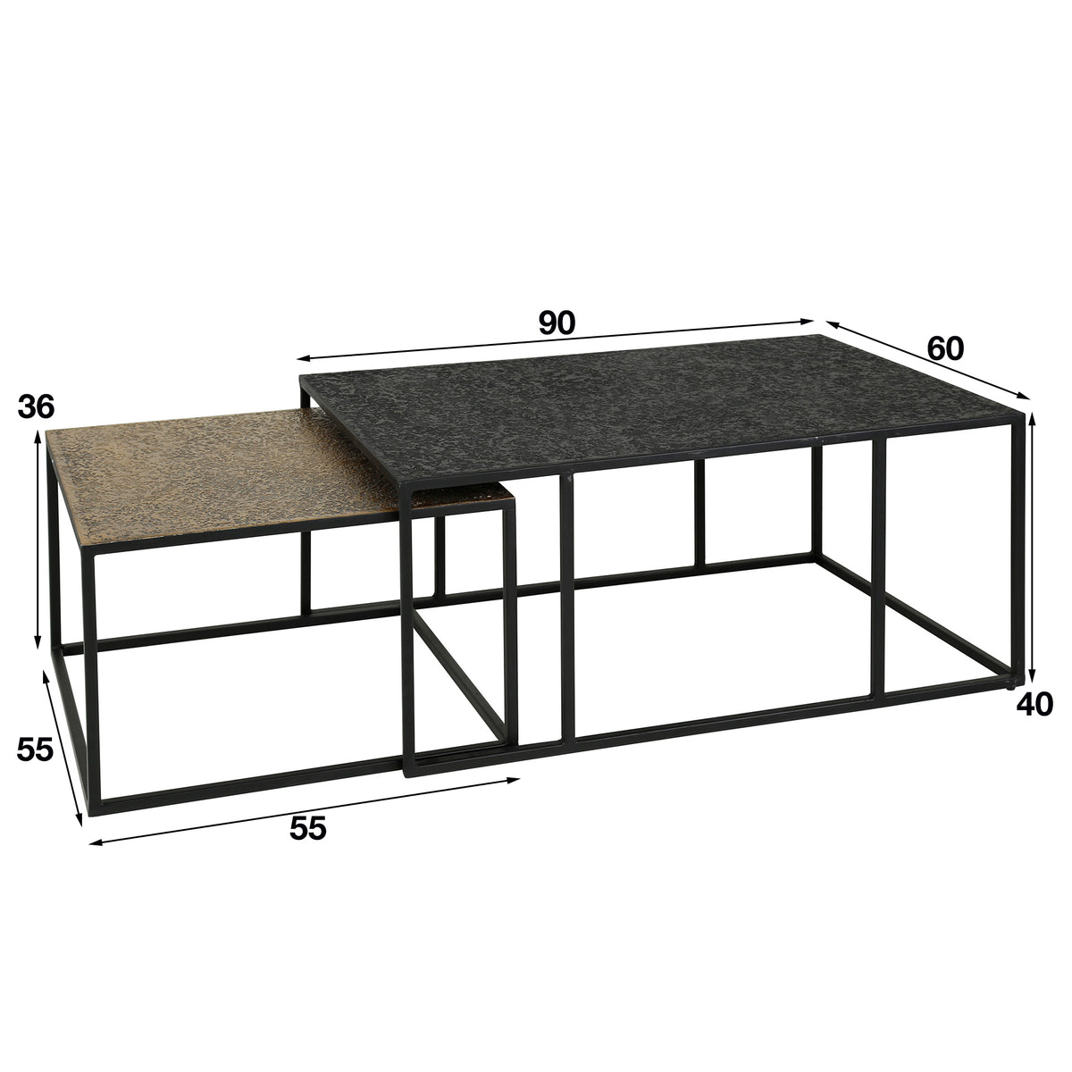 URBINO - Table basse • lot de 2