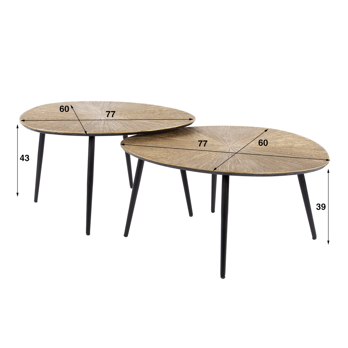MOLINA - Table basse • lot de 2