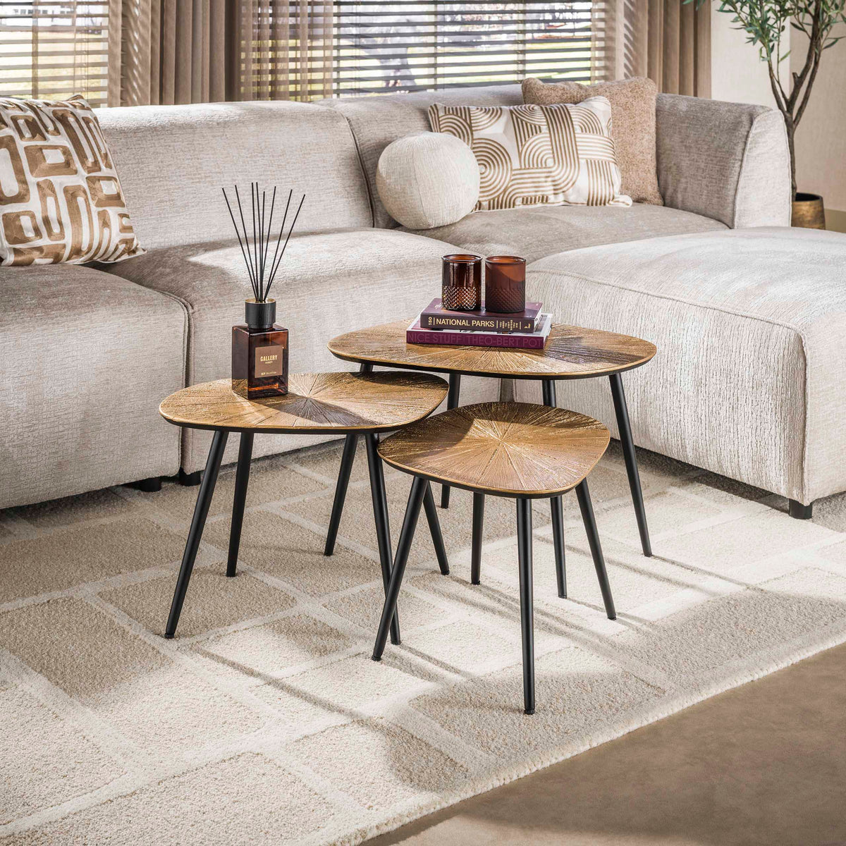 NERANO - Table basse • lot de 3