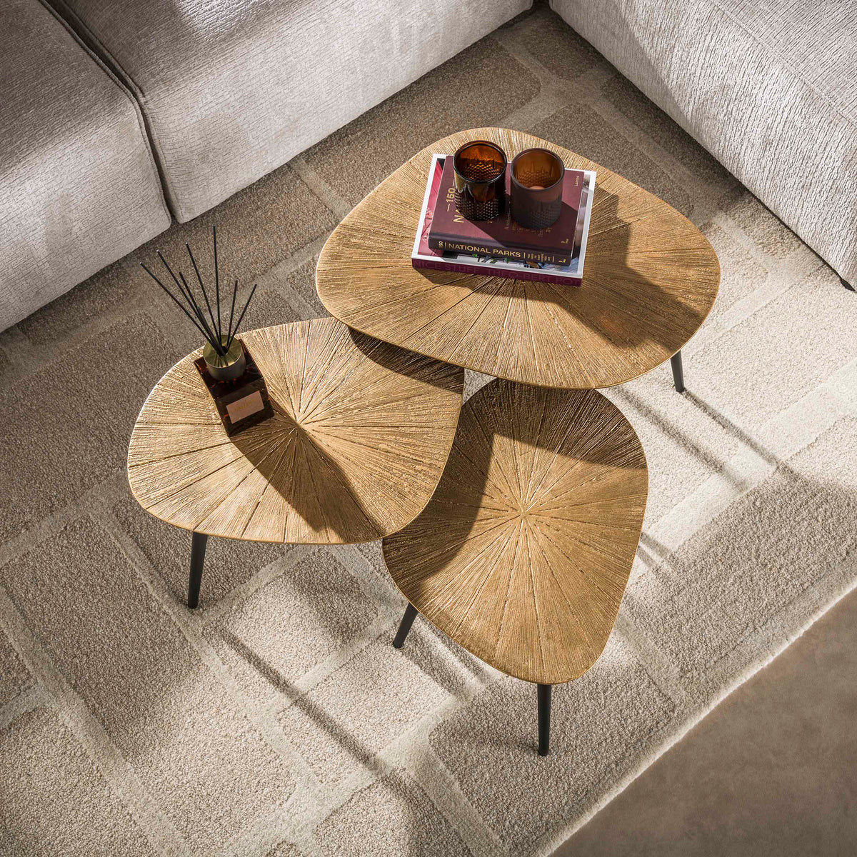 NERANO - Table basse • lot de 3