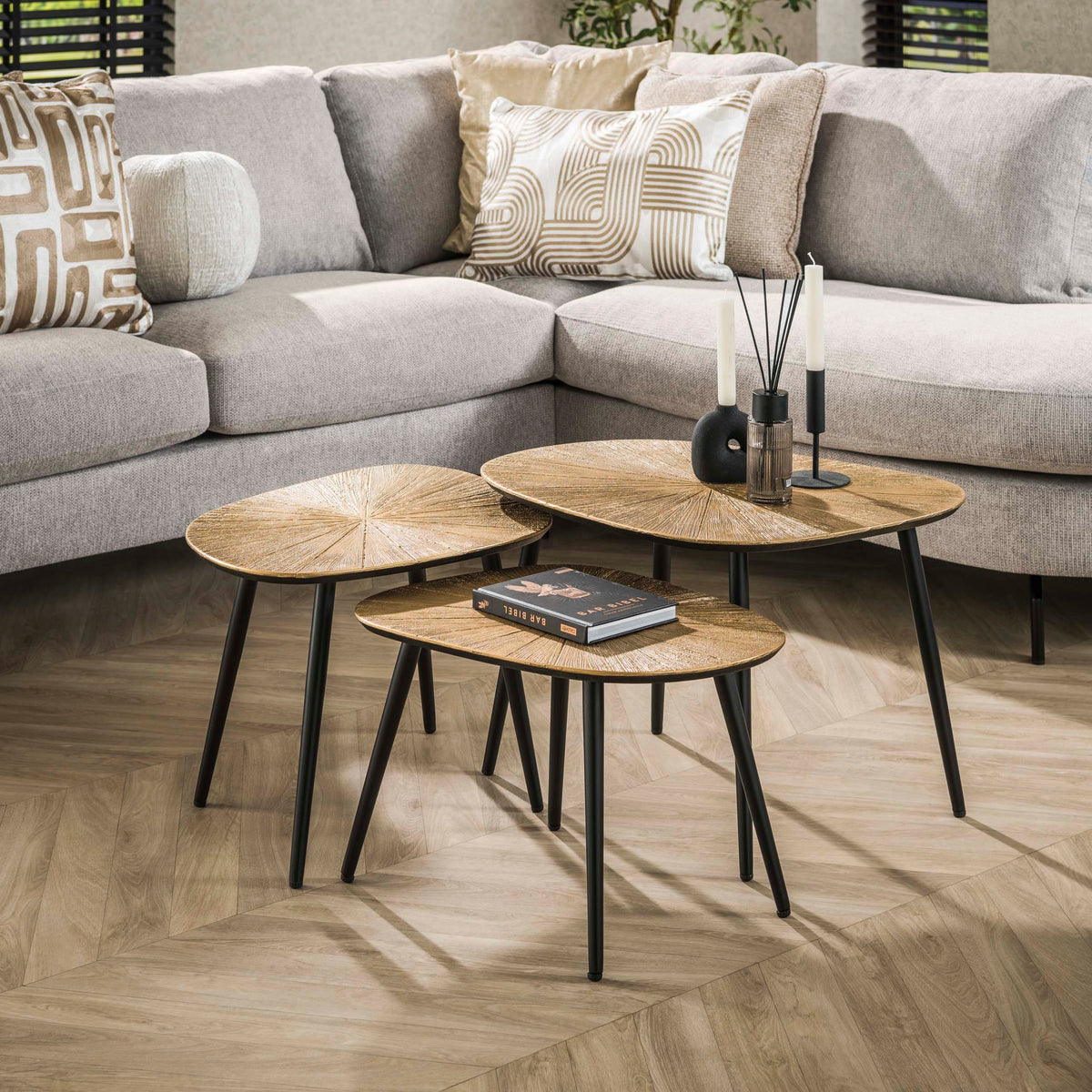 NERANO - Table basse • lot de 3