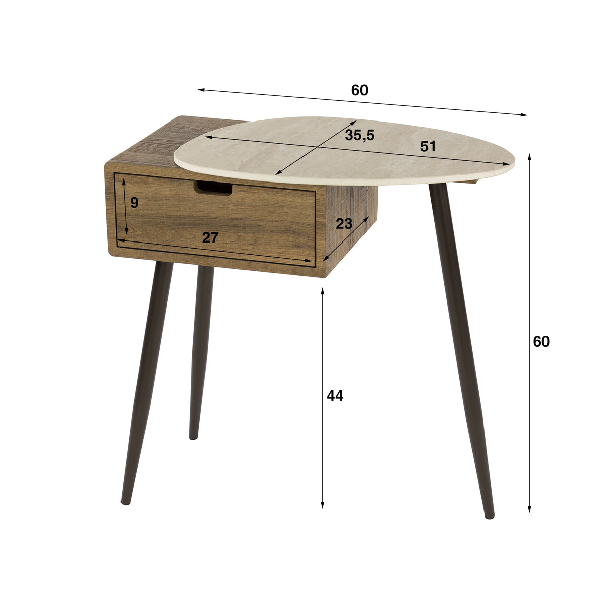ARIOENA - Table de chevet