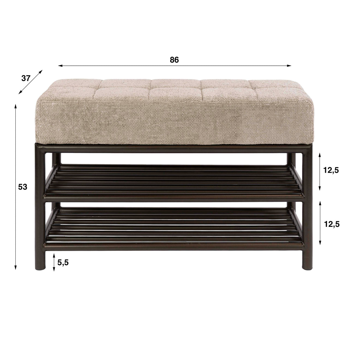 VILLAMARE - Banc 85 cm