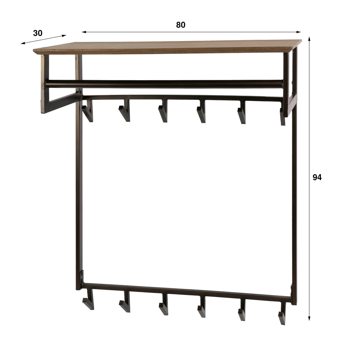 VILLAROSA - Porte-manteau • haut