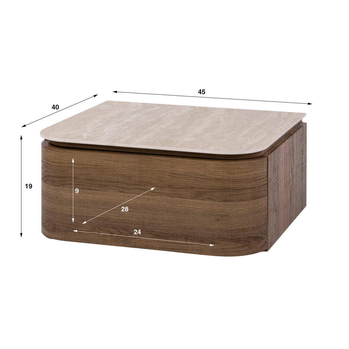 ARIOINO - Table de chevet