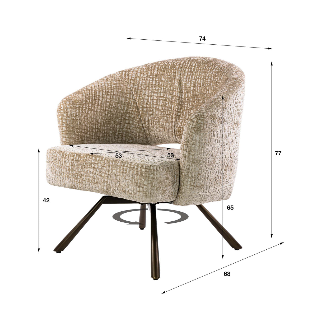BELLAGIO - Fauteuil