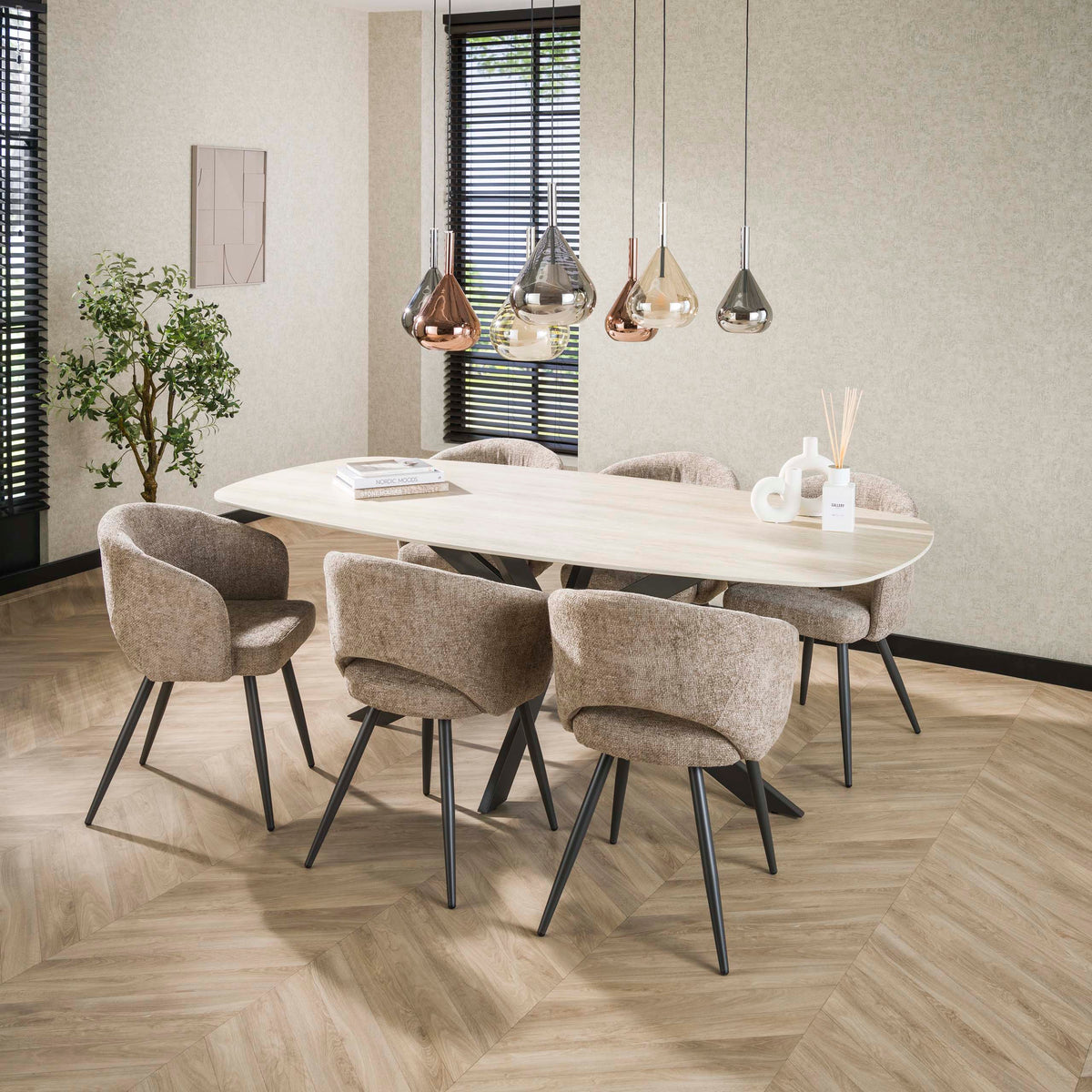 AMALFI - Chaise de salle à manger • lot de 2