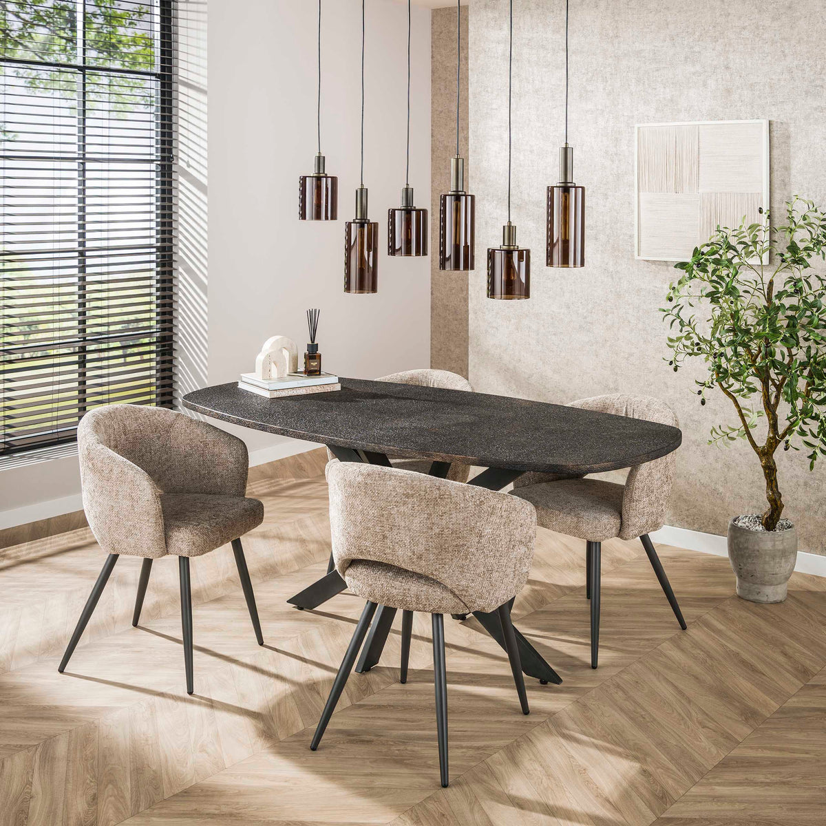 AMALFI - Chaise de salle à manger • lot de 2