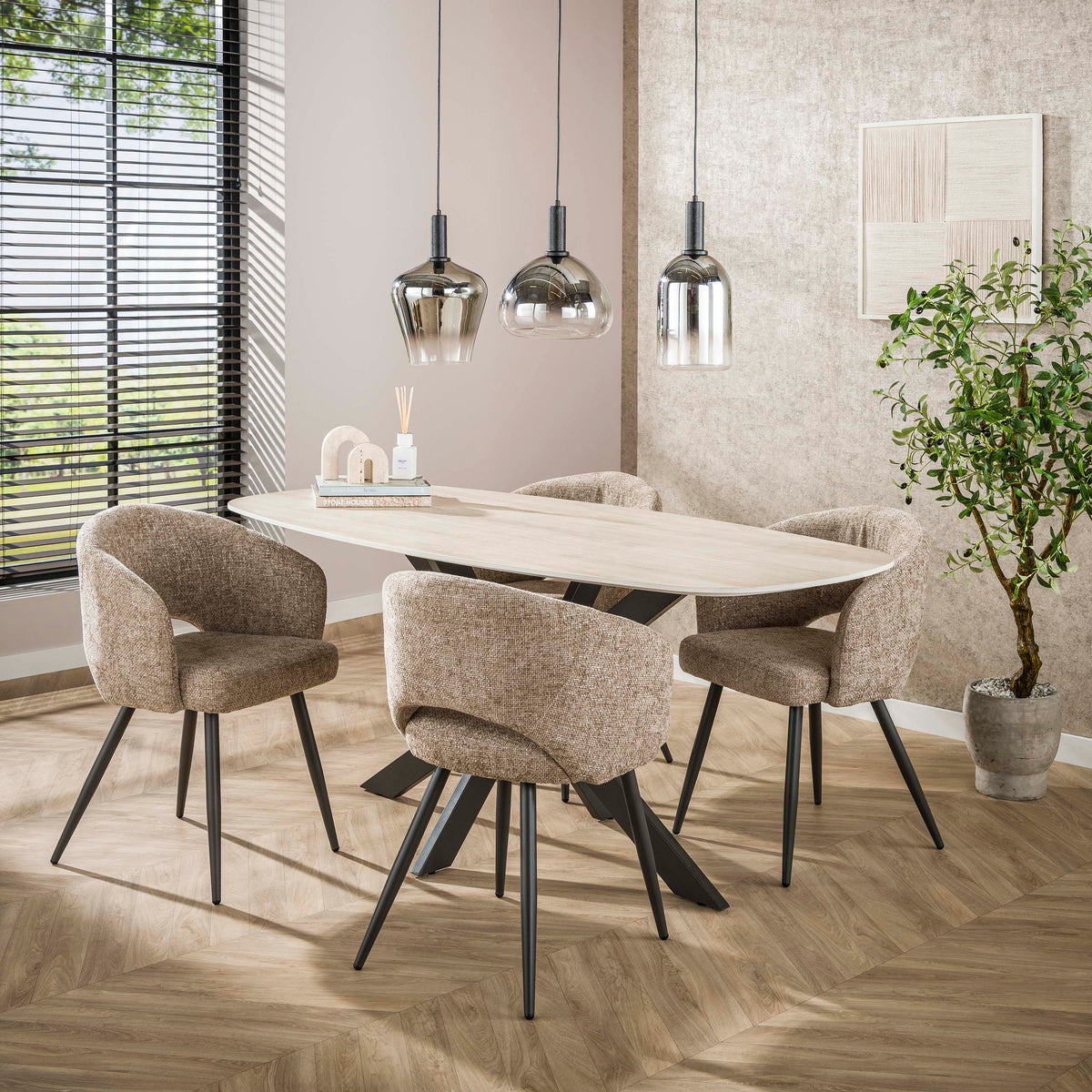 AMALFI - Chaise de salle à manger • lot de 2