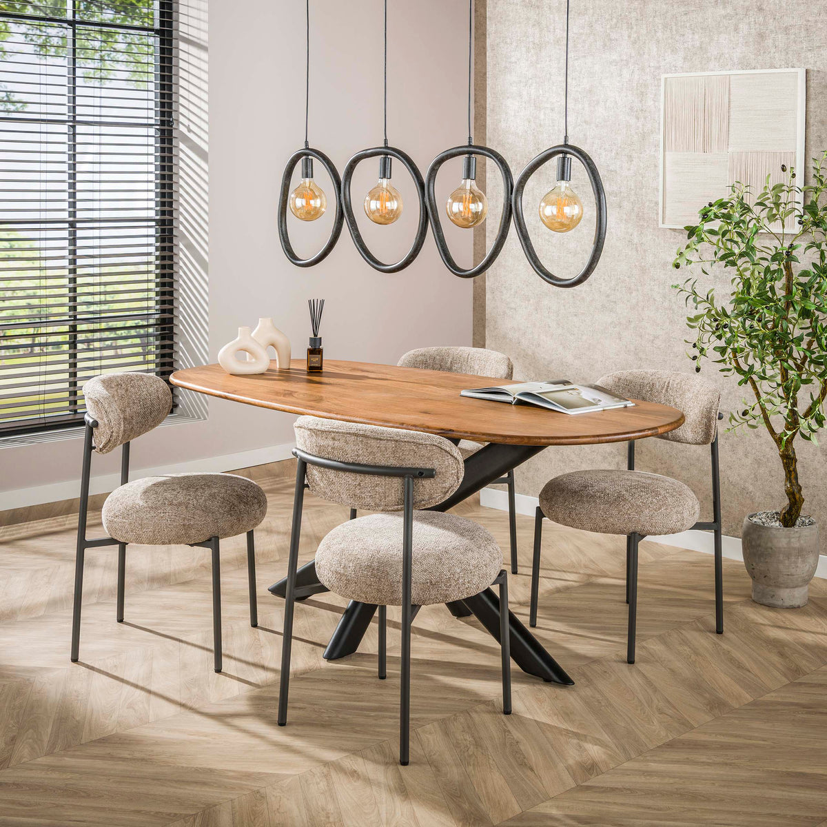 ZELANO - Chaise de salle à manger • lot de 2