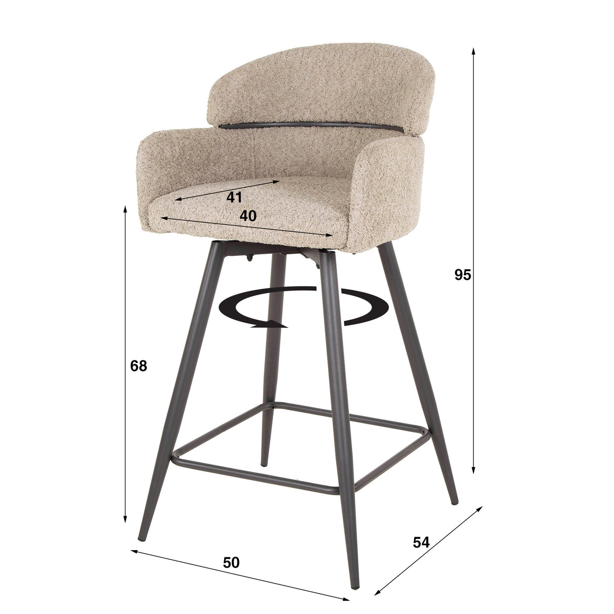 VERCELLI - Tabouret