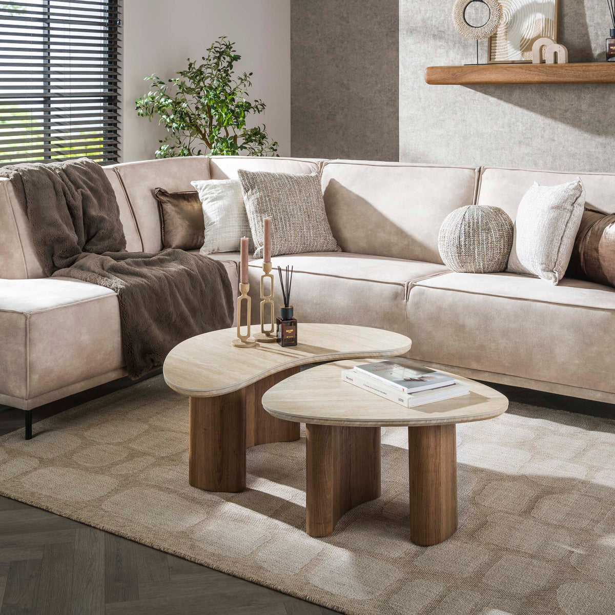 ARELANO - Table basse • lot de 2