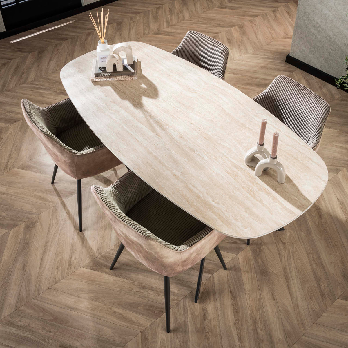 ARELELLO - Table à manger 180 cm