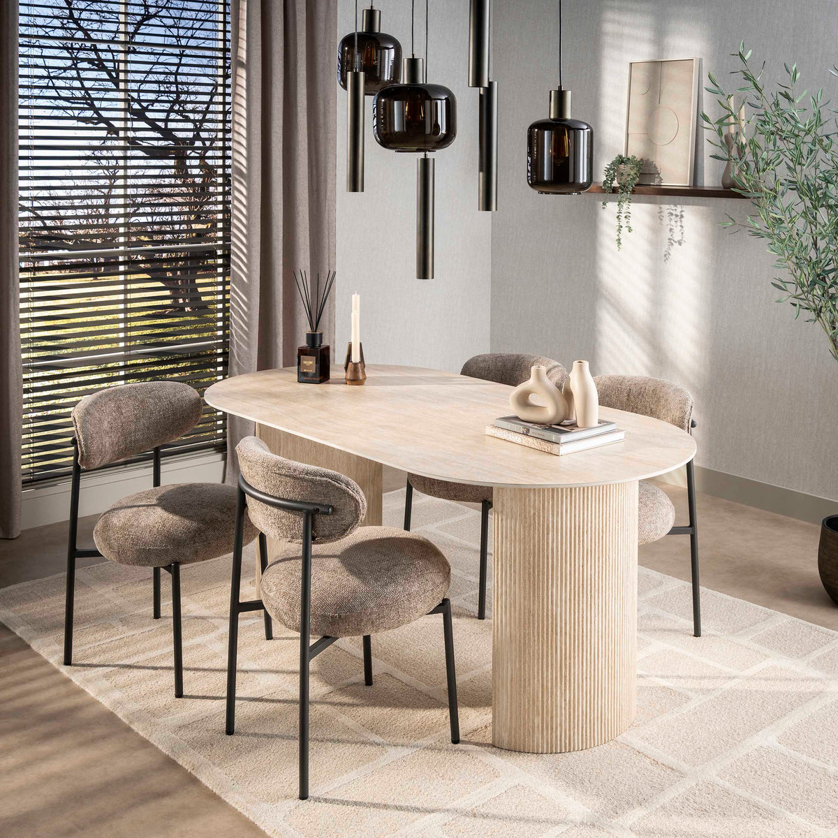 ARENIA - Table à manger 180 cm