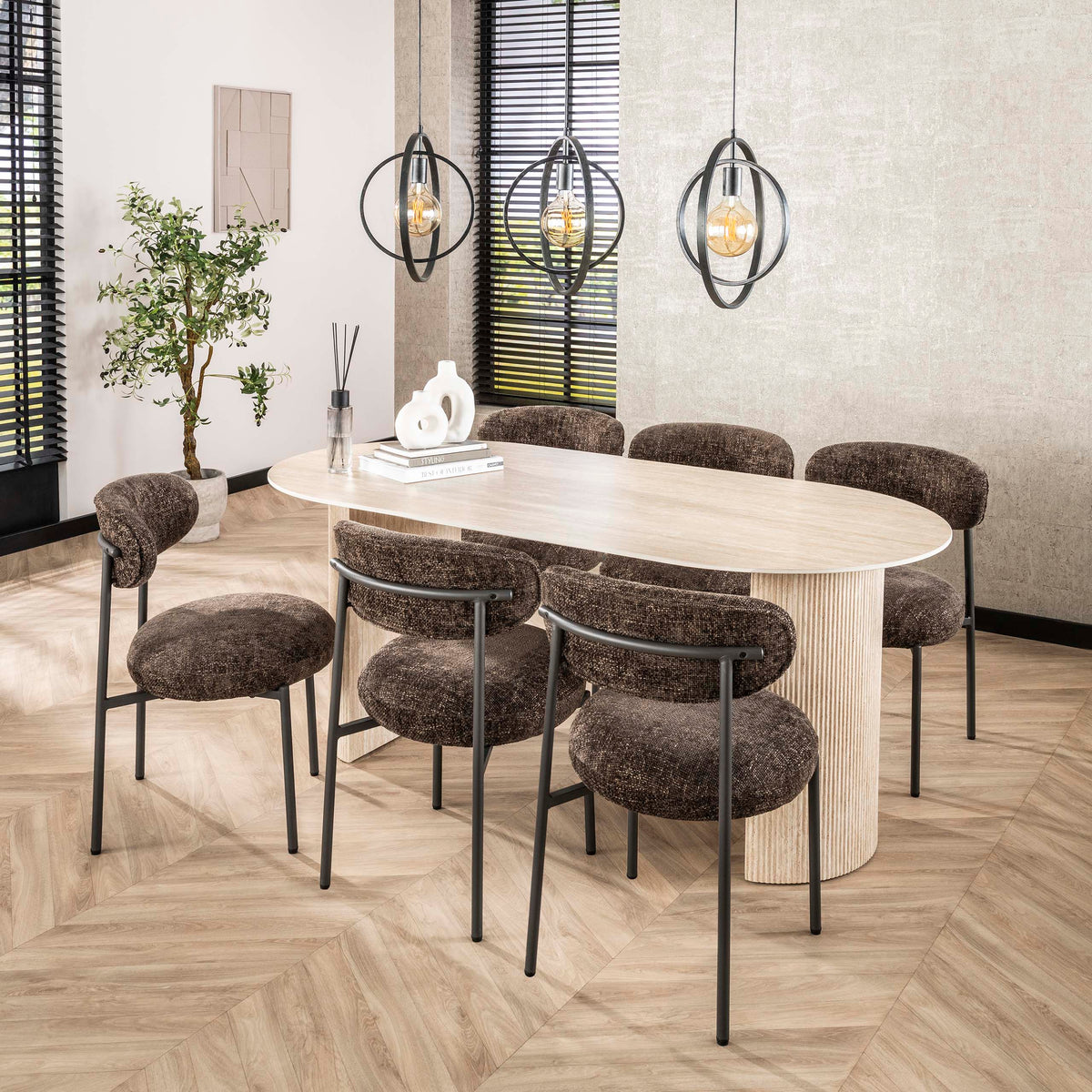 ARENIA - Table à manger 180 cm