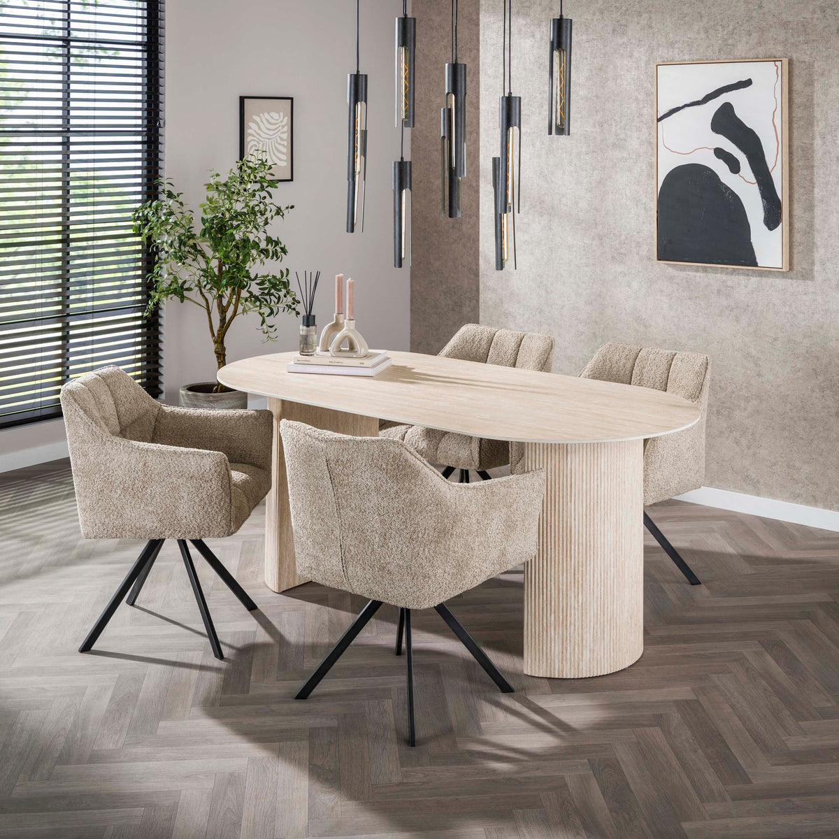 ARENIA - Table à manger 180 cm